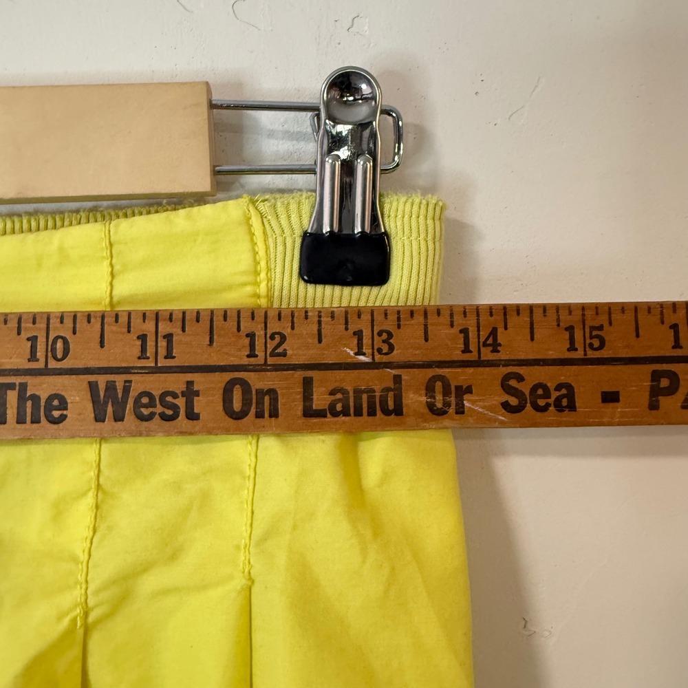Free People Neon Yellow Cargo Track Pants - Picture 3 of 7